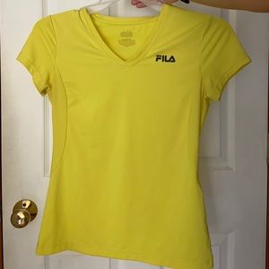 Fila dry-fit shirt.
